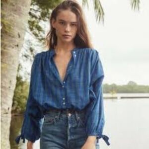 Doen O'Keefe Blouse Park Lane Plaid M